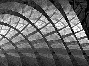 Abstract Technology Background Impressions: Abstract technology background - computer-generated image