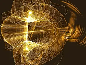 Abstract Technology Background Impressions: Abstract technology background - computer-generated image