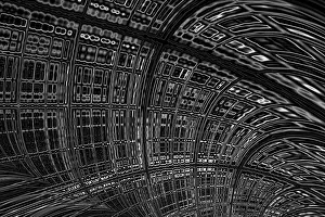 Abstract Technology Background Impressions: Abstract technology background - computer- generated image