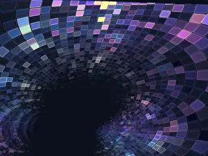 Abstract Technology Background Impressions: Abstract technology background with copy space - computer-generated image