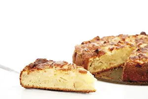 Apple Pie Slice Impressions: Apple pie, slice on a pie server