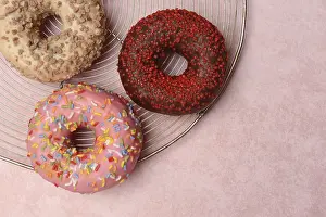 Glazed Donuts Impressions: Assorted donuts with icing