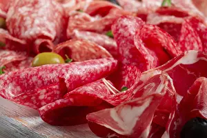 Assorted Meat Products Impressions: Assorted, meat appetizer, prosciutto