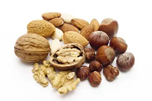 Hazelnut Nutrition Facts Impressions: Assorted nuts - walnuts, hazelnuts and almonds