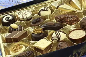 Chocolaty Delights Impressions: Assortment of chocolates in a box