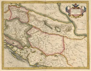 Europe Map History Impressions: Atlas, map from 1623, Sclavonia