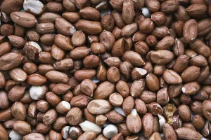 Full Format Filling Image Impressions: A Background Image Of Raw Peanuts