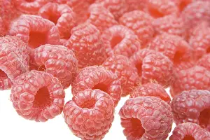 Fresh Fruit Photography Impressions: Background of raspberry