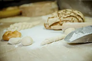 Yeast Dough Preparation Impressions: Baking bread