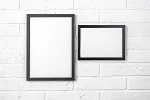 Empty Road Traffic Scene Impressions: Blank frames white wall