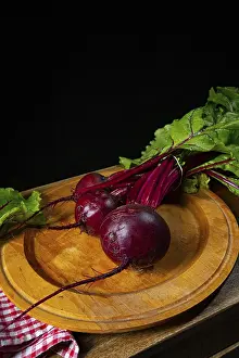 Vegetable Photography Impressions: Botwina, Rustic Young Beetroot