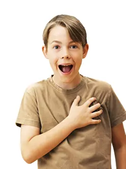 Fearful Facial Expression Impressions: Boy, looking scared