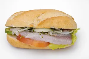 Bread Roll Nutrition Impressions: Bread roll with fish