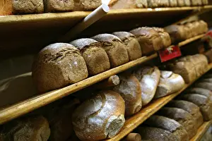 Deserted Grocery Store Impressions: Bread on a shelf
