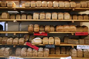 Deserted Bakery Impressions: Bread on a shelf