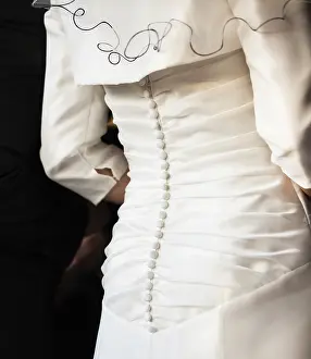 Wedding Celebration Images Impressions: Back of a bride