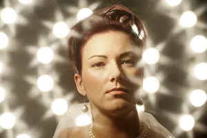 Wedding Dress Portrait Impressions: Bride, backlight