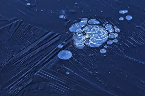 Air Bubble In Ice Impressions: Bubbles and structure in ice