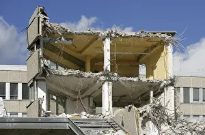 Ruined Building Impressions: Building in the process of being torn down