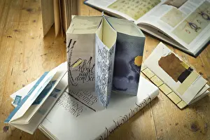 Traditional Crafts Germany Impressions: Calligraphy studio, book objects with different binding techniques