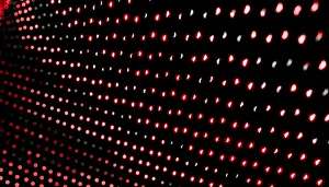Technology Background Image Impressions: A captivating 3D render featuring abstract waves in a dark theme