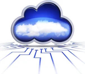 Cloud Computing Concept Impressions: Rendering of a cloud computing concept
