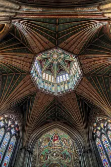 Gothic Style Cathedral Impressions: Ceiling Detail Ely Cathedral