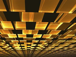 Computer Generated Background Impressions: Ceiling tiles - abstract computer-generated image