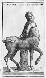 Ancient Rome Tourist Attraction Impressions: A Centaur, Centaurus, Centauri