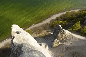 Rocky Cliff Landscape Impressions: Chalk cliffs