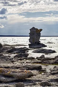Gotland Island Landscape Impressions: Characteristic limestone column