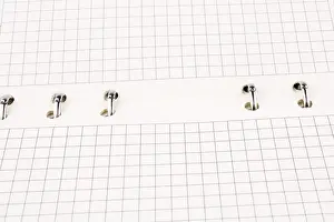 Empty Notebook Impressions: Checked white notebook