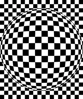 Deserted City Streets Impressions: Checkerboard pattern