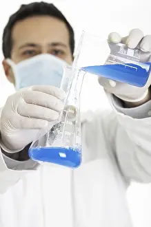 Laboratory Chemist Impressions: Chemist in a lab