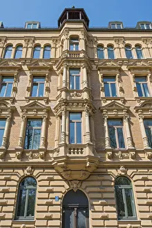 German Architectural Style Impressions: Classicist facade, community centre