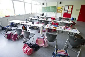 Educational Institution Interior Design Impressions: Classroom of an elementary school