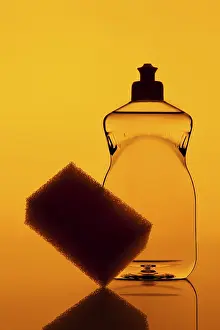 Studio Still Life Impressions: Cleaning agent with a sponge
