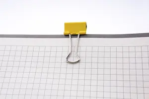 Empty Notepad Impressions: Clip on a checked notebook