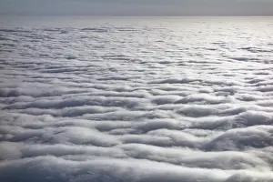 Cloud Blanket Over Germany Impressions: Closed cloud cover, above the clouds