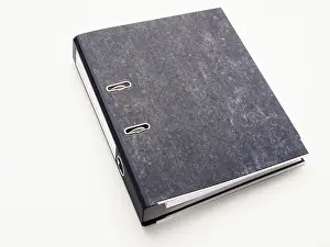 Isolated Studio Background Image Impressions: Closed ring binder