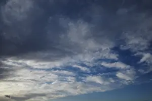 Cloud Formation Impressions: Cloud formation in the sky, background
