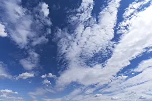 Full Frame Cloudy Sky Impressions: Cloud formations, background image, Germany