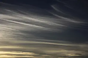 Deserted European Landscape Impressions: Cloud streaks