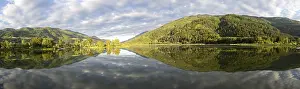 Austria Landscape Photography Impressions: Clouds are reflected in the lake