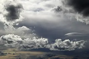 Stormy Atmosphere Impressions: Clouds in the sky, cloud landscape