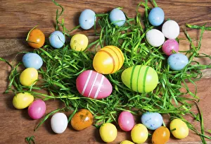 Easter Decoration Impressions: Colourful Easter decoration