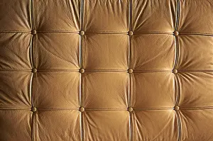 Deserted Structure Images Impressions: Comfortable buttoned leather pattern