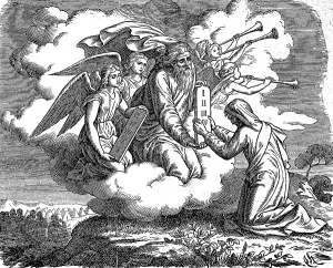 Historical Depiction Art Impressions: The Ten Commandments, also known as the Decalogue