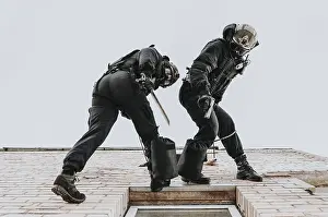 Emergency Response Team Impressions: Two commandos train at the base