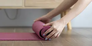 Yoga Session Impressions: After completing her yoga session